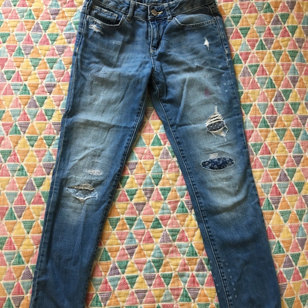 Gap kids super skinny jeans.